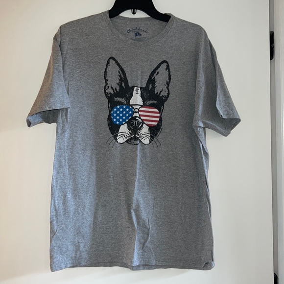 Chowdaheadz Other - Chowdaheadz Boston Terrier America T Shirt